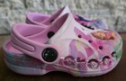 Toddler Size 7 Pink Baya Seasonal Floral Print Crocs Clogs Shoes — photo 5