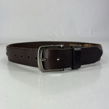 Zep-Pro Ole Miss Studded Genuine Full Grain Leather Belt - Youth/Kids Size 24