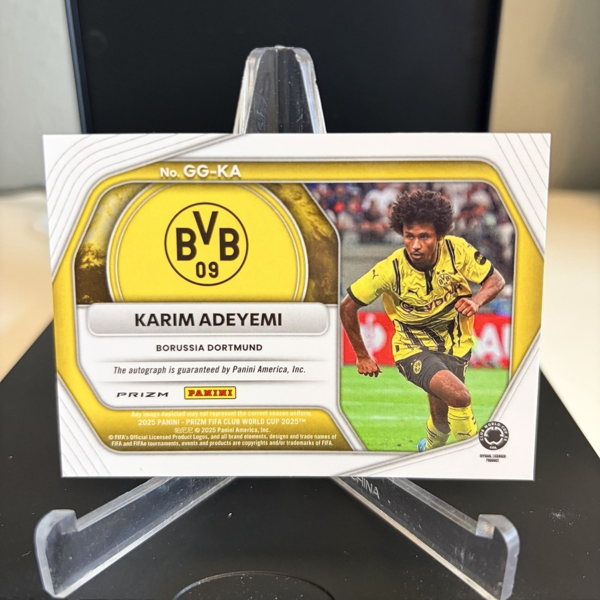 2025 Panini Prizm FIFA Club World Cup Karim Adeyemi #GG-KA Global