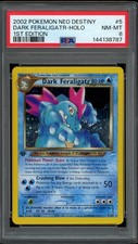 Pokemon PSA 8 1st Edition Dark Feraligatr 5/105 Neo Destiny Holo Card Near Mint on eBay