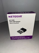 NETGEAR - Dual-Band Wireless- AC1200 WiFi USB 2.0 Network Adapter - Black