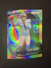 🔥Panini 2025 Prizm TRUE SILVER Cam Ward Rookie Prizm #352 Tennessee Titans🔥