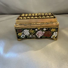 Vintage Cloisonné Abacus Trinket Box