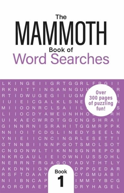 The Mammoth Book of Word Searches 1 by Dr Gareth Moore Paperback