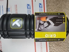 TriggerPoint Grid Massage Foam Roller Hollow Core Black Back Roller NEW