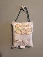 Vintage 90s   Jessica Breedlove Camp Grandma Grandbaby Sleeping Door Hanger
