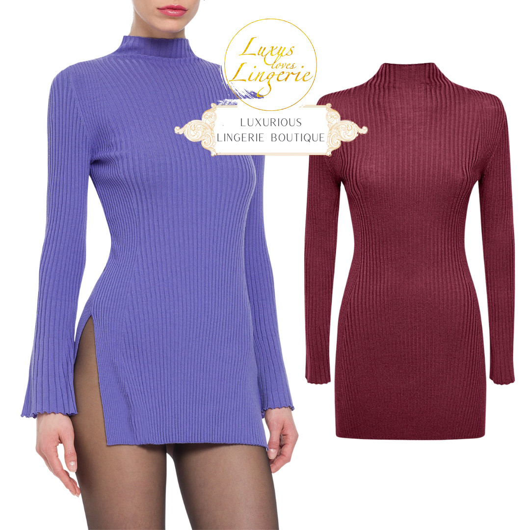 Merino Rib Top Long Sleeves By Wolford Sport Royale Pullover With Wool Soft