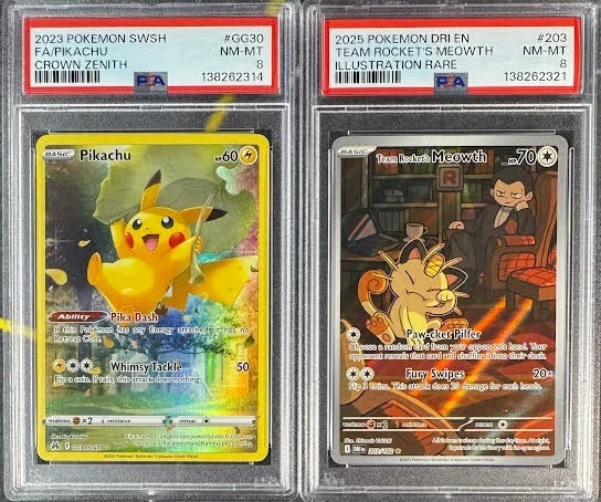 Pikachu Pokémon TCG Professional Sports Authenticator (PSA