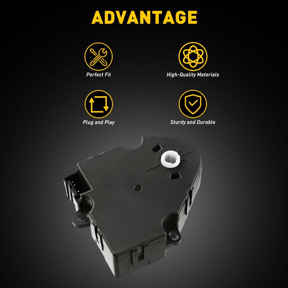 Pair HVAC Heater Air Blend Door Actuator For Chevy Silverado GMC Sierra