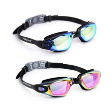 Adult Swim Goggles 2 Pack Anti Fog Swimming Goggles, No Leaking UV Protection...