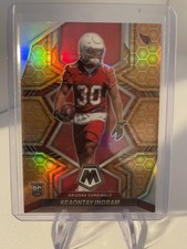 2022 Panini Mosaic Honeycomb Prizm Rookie RC Keaontay Ingram #355 Cardinals SSP