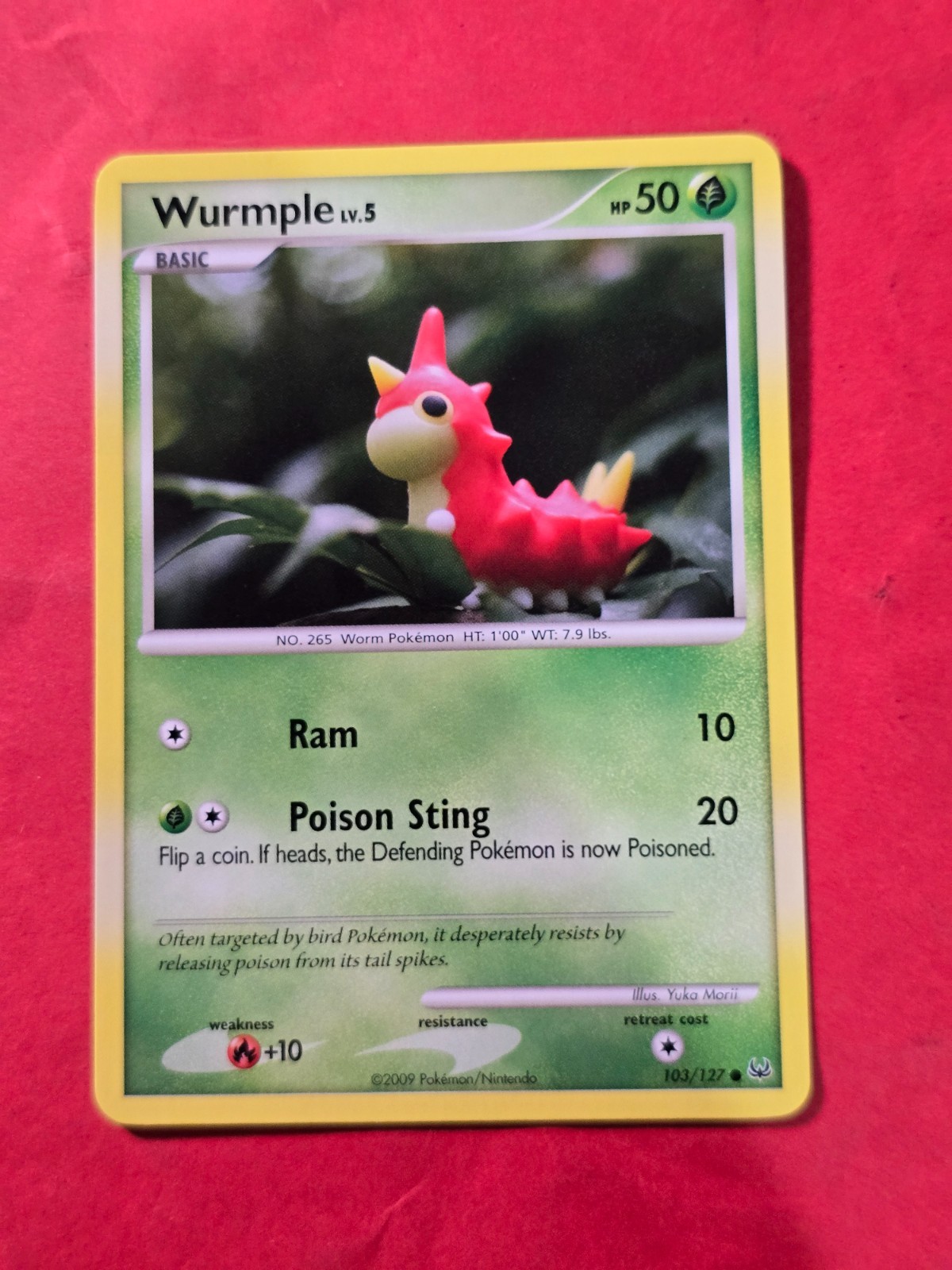 2009 Pokemon TCG Platinum #103 Wurmple, C, NF/H, cd27