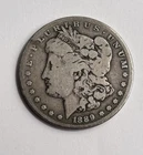 1889-CC Morgan Silver Dollar Raw Carson City Key Date VG/Fine Detail Coin