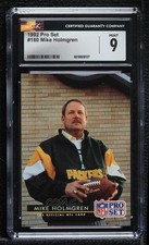 1992 Pro Set Mike Holmgren #180 CGC 9 Mint 0l1
