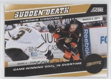 2011-12 Score Sudden Death Lubomir Visnovsky #12 0a1