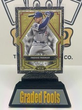 2025 Topps Tier One #38 - FREDDIE FREEMAN - /125 Gold Foil - Los Angeles Dodgers