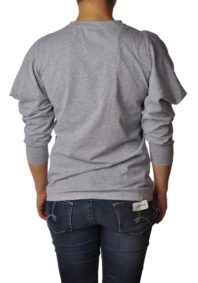 Pinko Donna Maglia girocollo Grigio Taglia M - Immagine 4 di 4