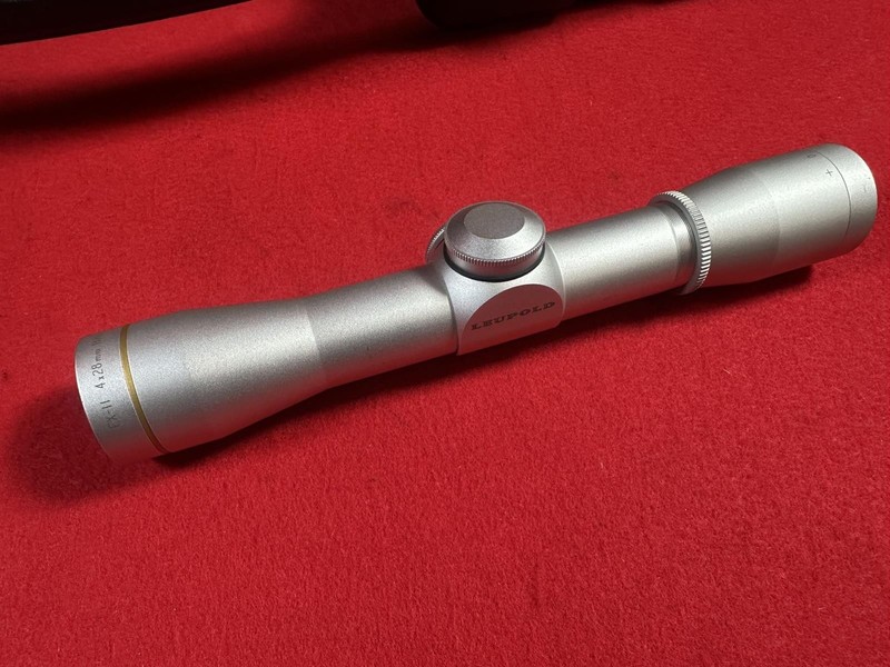 Leupold FX-II 4x28mm Silver Duplex Pistol Handgun Scope
