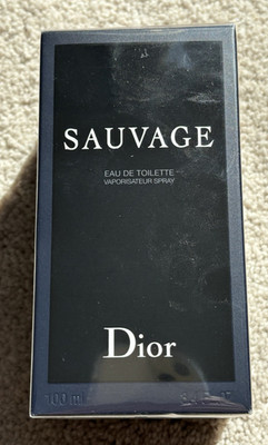 Dior Sauvage 100 ML 3.4 Fl Oz Eau De Toilette Brand New Shrink Wrapped Sealed