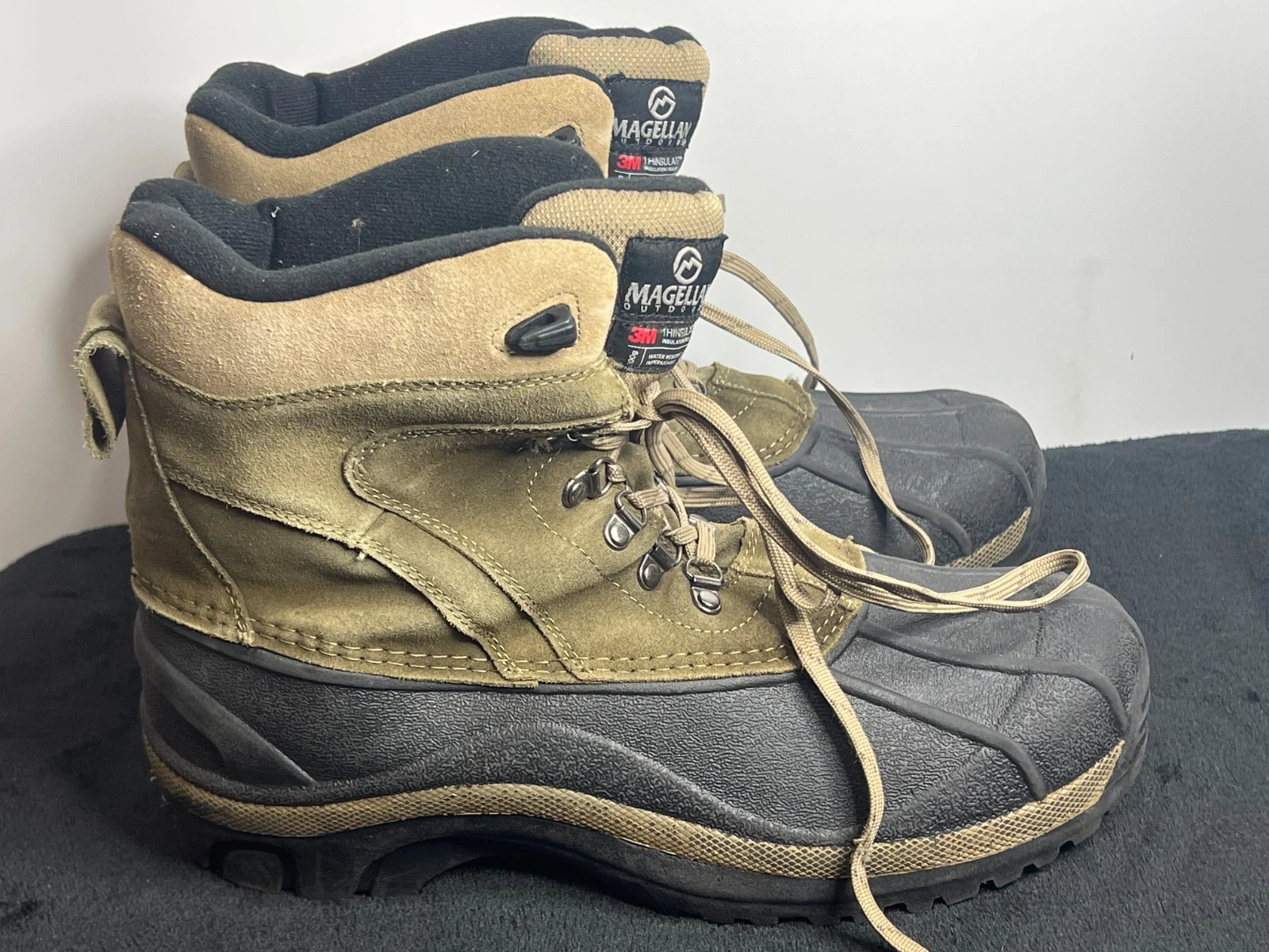 Magellan Outdoors Men’s Insulated Hiking Boots Waterproof Thinsulate Size 11D