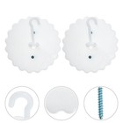 2 Sets Baby Mosquitonetz Hang Haken Moskitonetz -Saugnapfbecher Hanghaken