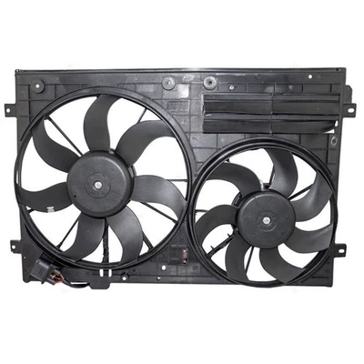 Engine Radiator Condenser Cooling Fan Assembly For Volkswagen Jetta Beetle Golf - Image 1 of 4