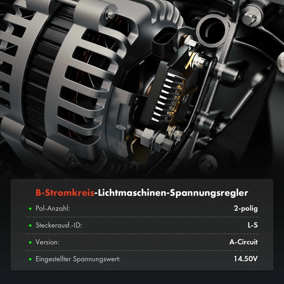 Regolatore alternatore regolatore generatore per Mazda 929 III HC MPV I LV RX-7 2 FC - Immagine 3 di 4