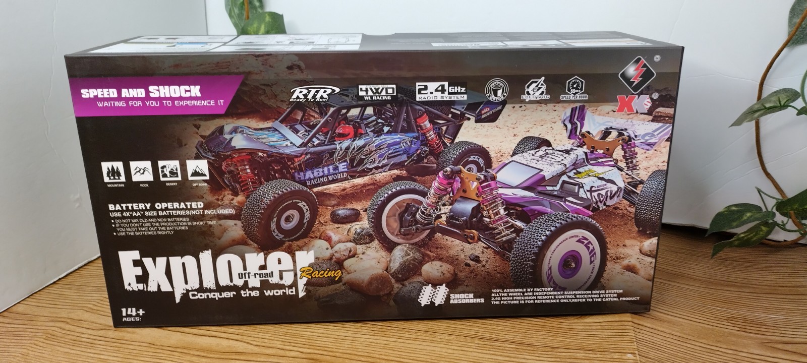 New w/remote batteries 124019 High Speed Racing 37mph 1/12 2