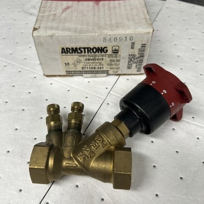 Armstrong  Circuit Balancing Valve 571109-341 CBV075VT - 3/4'' NPT Lead-Free