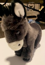 Miyoni Tots By Aurora Baby Donkey Plush Stuffed Animal Realistic Gray Mule Soft