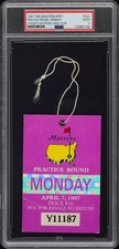 1997 THE MASTERS AUGUSTA NATIONAL MONDAY TICKET TIGER WOODS 1ST VICTORY PSA 2
