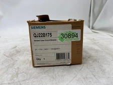 Siemens QJ22B175 Molded Case Circuit Breaker 175 Amp 2 Pole 240V