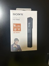 Sony ICD-TX660 Digital Voice Recorder 16GB Built-in Memory Black Slim Brand New