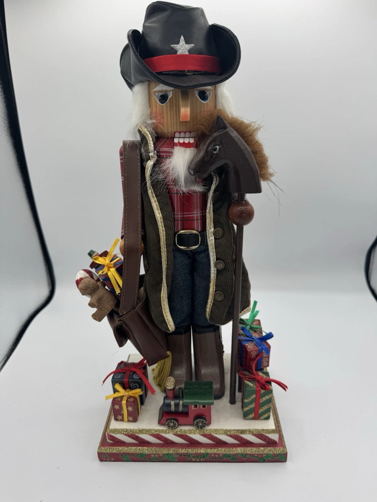 Cowboy Chritmas Nutcrscker 15 Tall