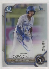 2022 Bowman Chrome Prospect Refractor 236/499 Herard Gonzalez #CPA-HG Auto 0cv