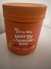 Zesty Paws Allergy Immune Bites for Dogs Salmon Flavored