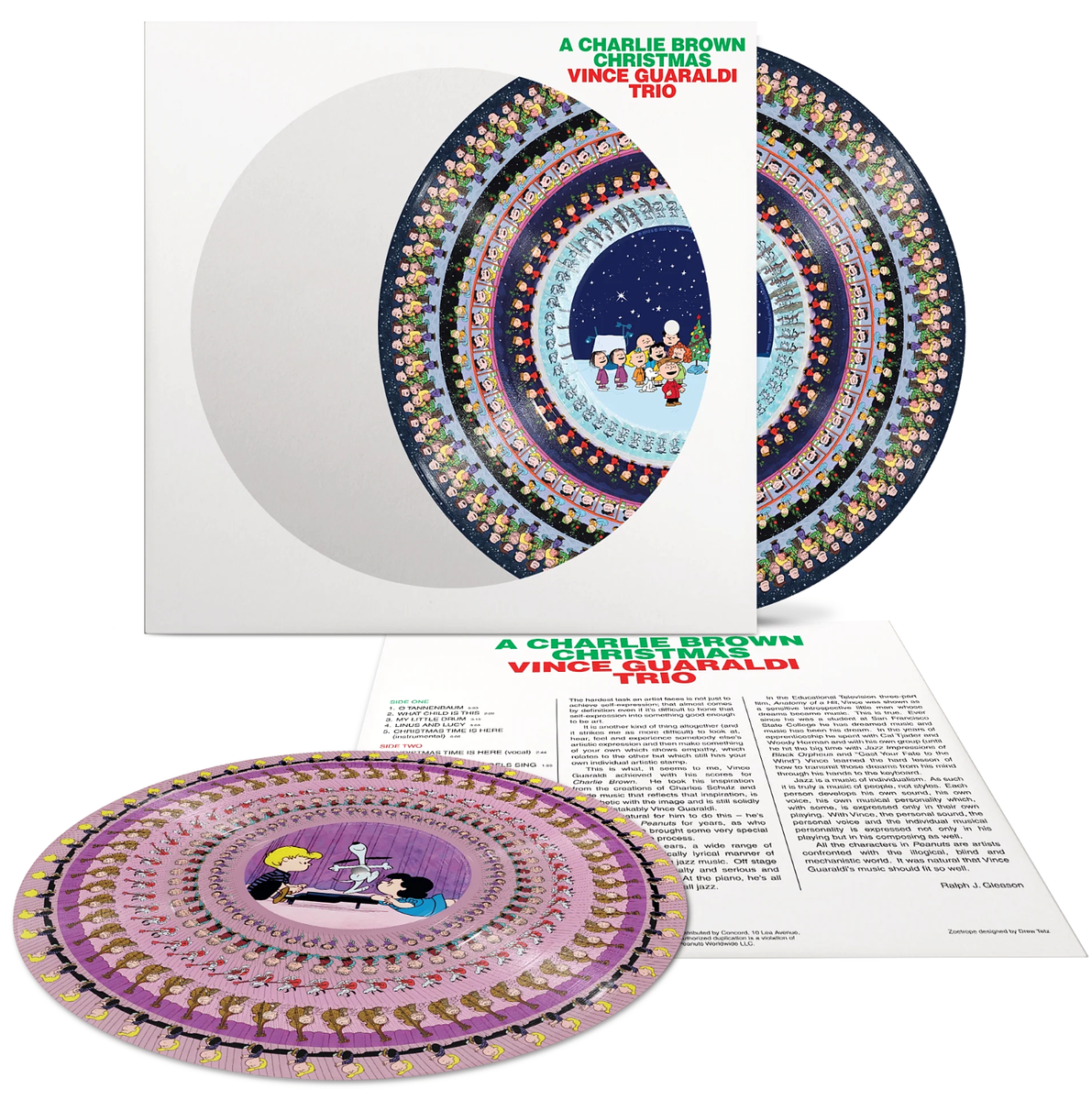 A CHARLIE BROWN CHRISTMAS OST Vince Guaraldi Trio ZOETROPE Peanuts