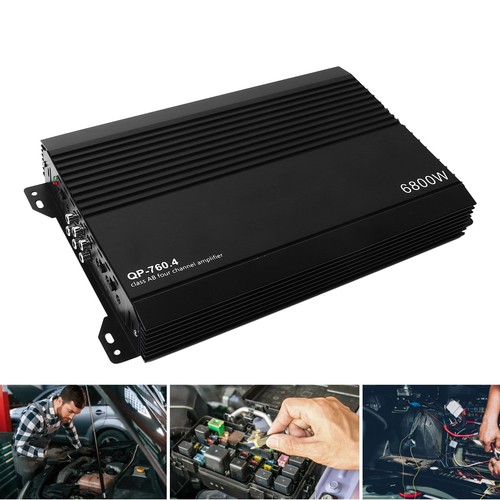 *´ Car Stereo Amplifier 4 Channel Aluminum Alloy High Heat Dissipation Power Amp - Picture 21 of 22