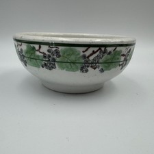 Vintage Tepco Ceramic Grape Vine Speckled Whi...