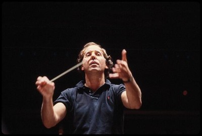 Photo:Gilbert Kaplan 1980s Conductor Portrait with Baton