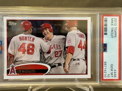 2012 Topps Mike Trout #446 PSA 10 Angels