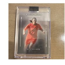 Wild Card 2026 Matte Metal Mia Hamm Soccer Serial Numbered 2/3 MMGMa3-MH