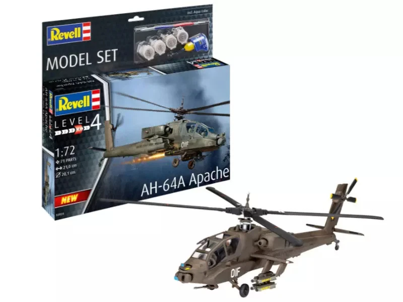 REVELL AH-64A Apache kit complet - 1/72 - REVELL 63824 - Photo 1/1