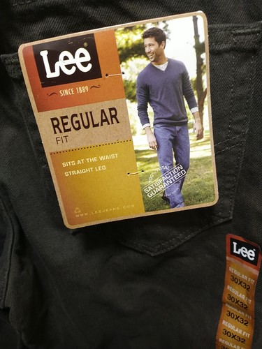 Lee Men's 30x32 Regular Fit Classic Straight Leg Fatigue Charcoal Jeans - Imagen 10 de 11