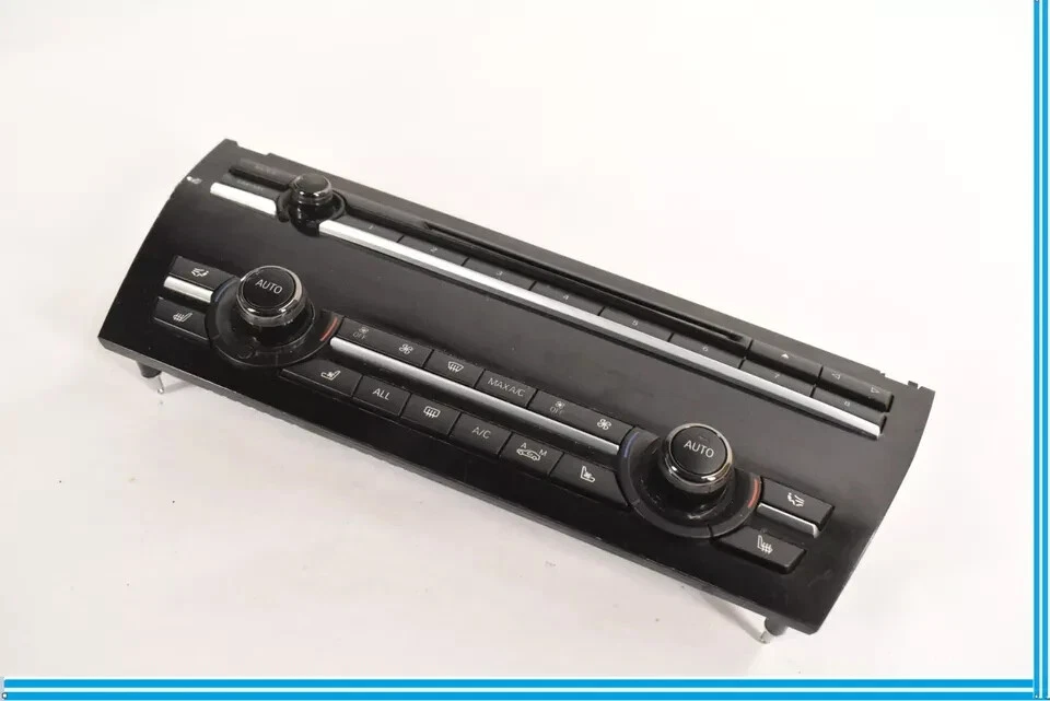 09-15 BMW 750i 750Li Radio A/C AC Heater Climate Control Switch Panel Black OEM - Image 3 of 4