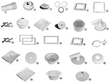 Swimline Hydrotools 8929 Above Ground Pool skimmer Vac Adapter Plate 8939 8940
