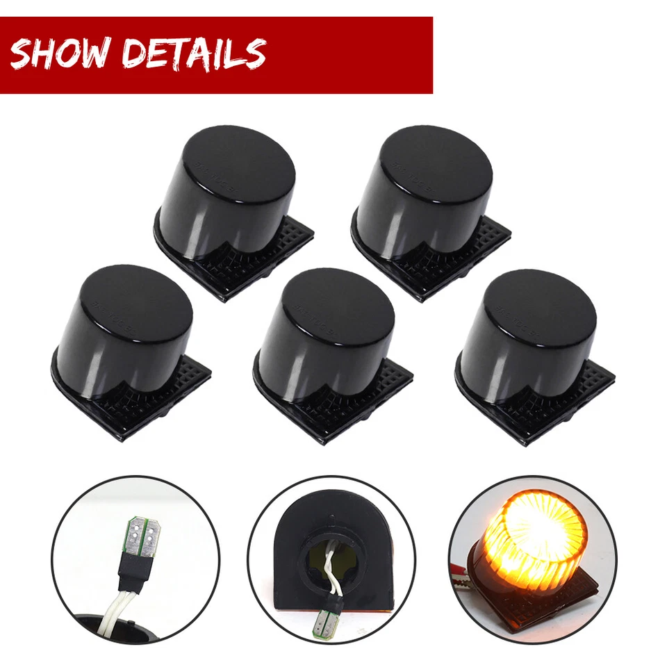 Luz LED de 5 piezas para Dodge Ram D250-D350, W250 ETC cabina marcador techo separación de funcionamiento Foto 3 de 4