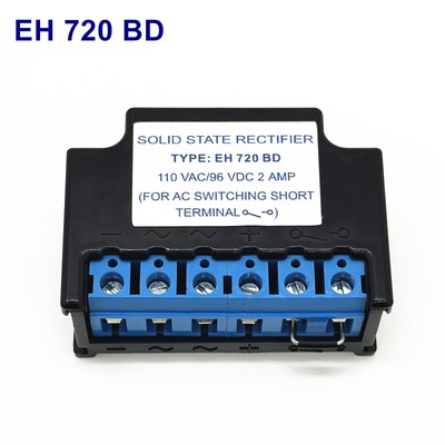 SOLID STATE RECTIFIER Typ EH 720 BD 110VAC/96VDC 2AMP brake rectifier module