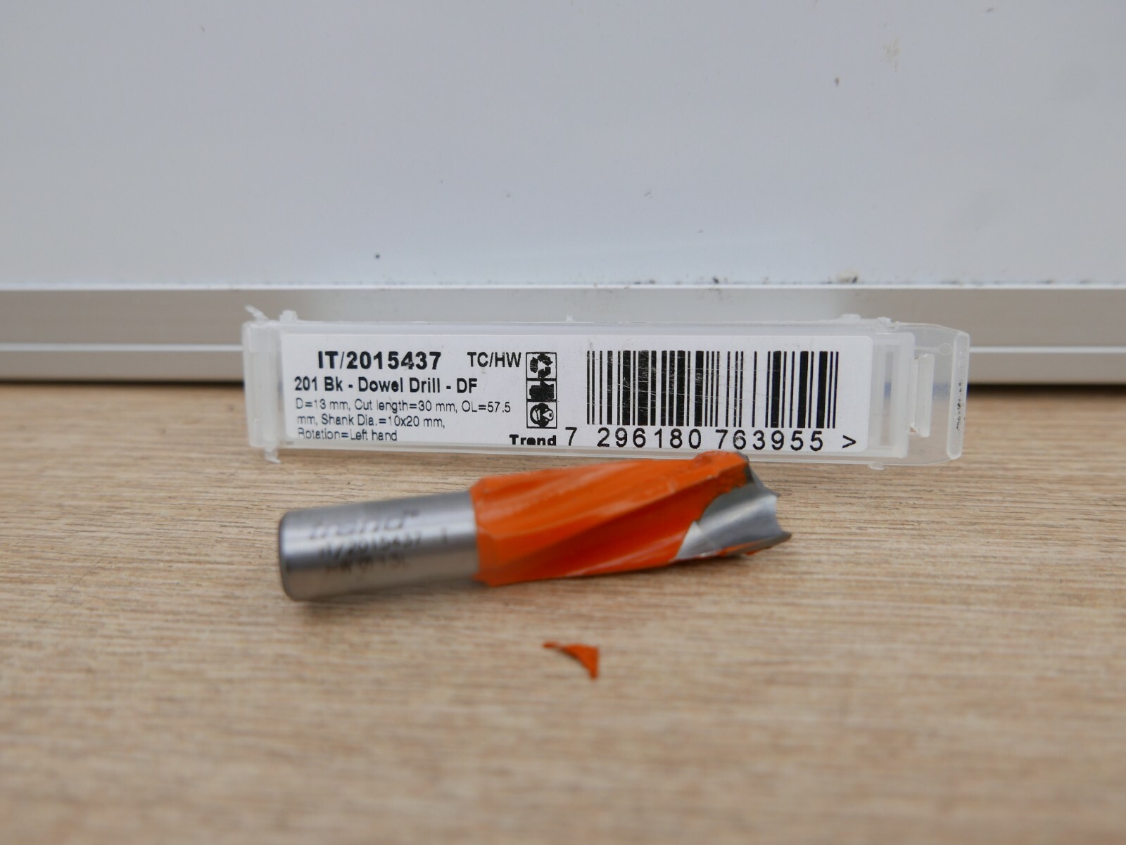 TREND 13mm  TCT DOWEL DRILL LEFT HAND ROTATION  IT/2015437