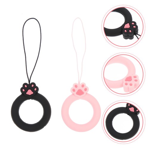 2 Pcs Mobile Phone Lanyard Keychain Women's Miss Rope Hanging Strap - 第 3/12 張圖片